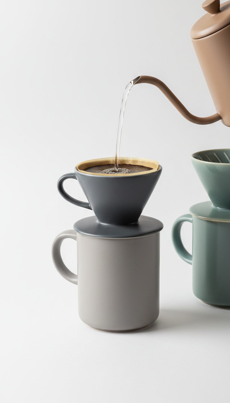 Single-Origin Pour-Over in Polished Porcelain Mug